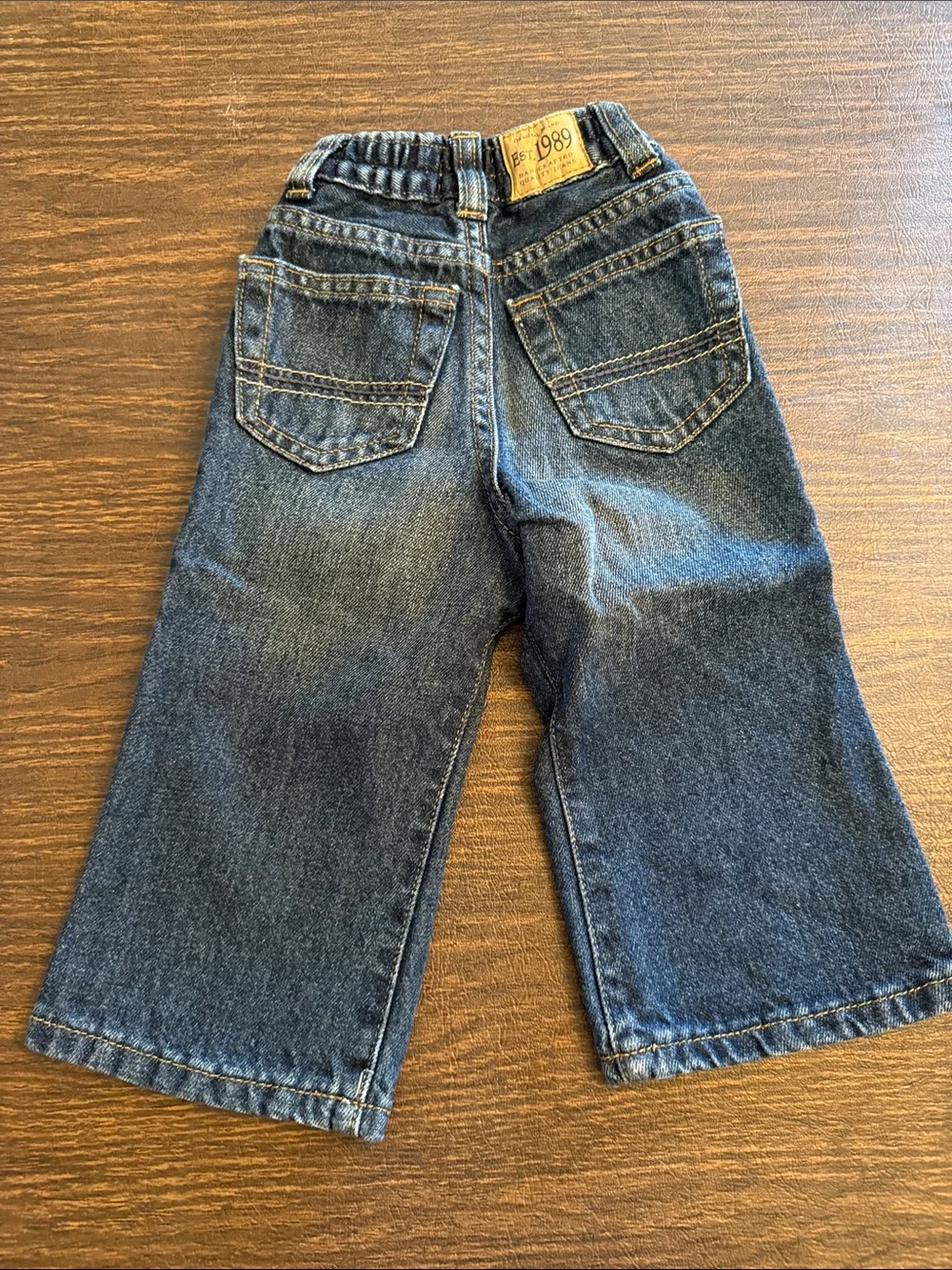 Place Kids Relaxed Wide-Leg Denim Jeans - Blue